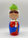 Virgen azul con Niño